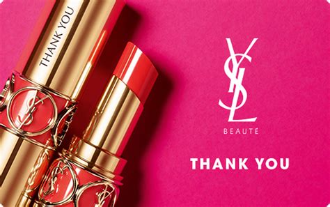 ysl gift card|YSL beauty gift card balance.